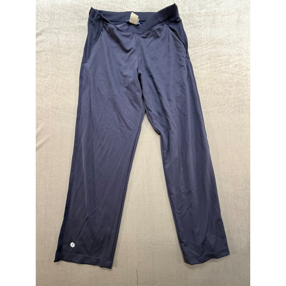Vintage Title Nine Women Sweatpants Blue Size Small Polyester Spandex Blend